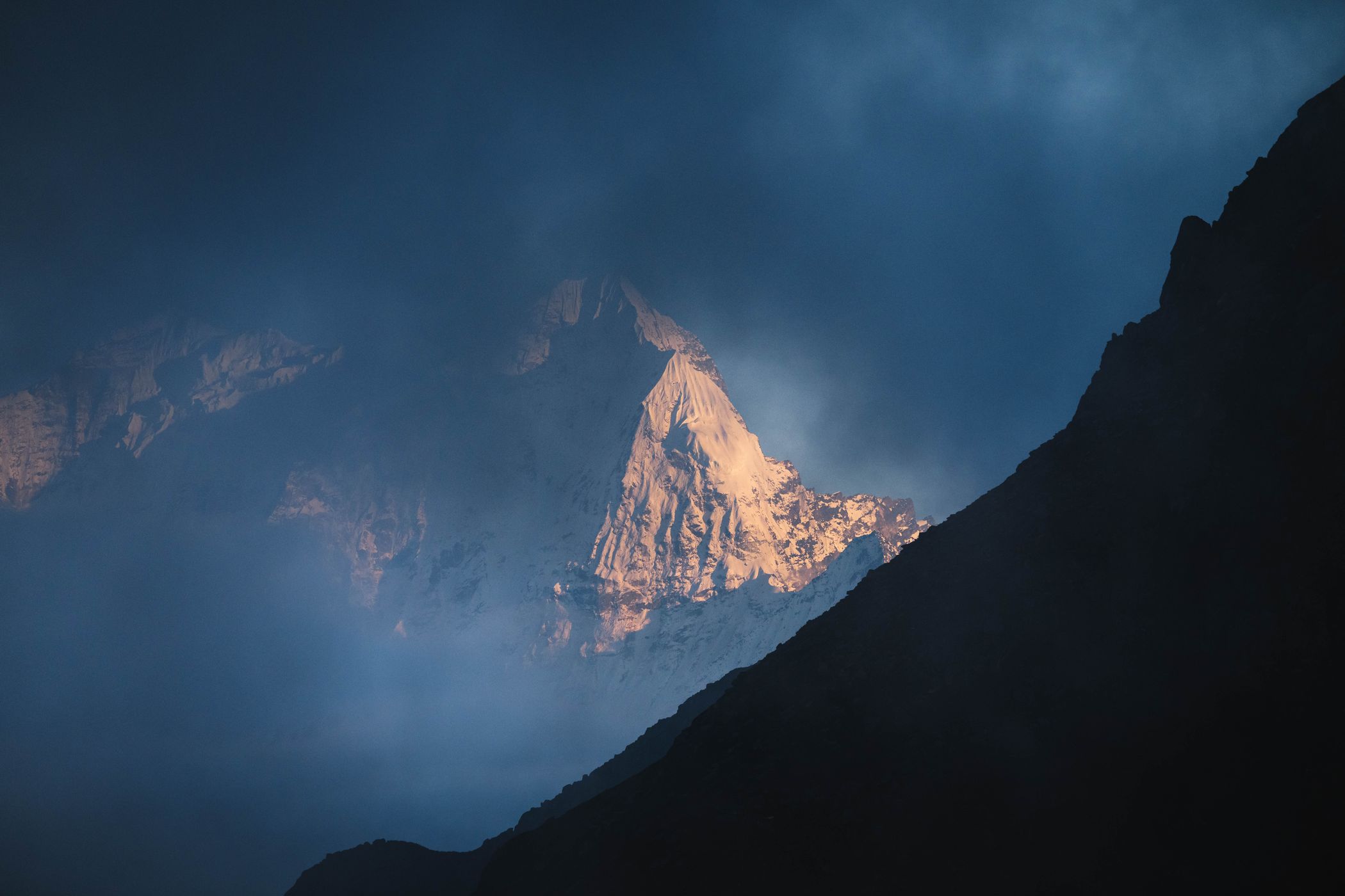 Kangtega Mountain Range (South), Nepal