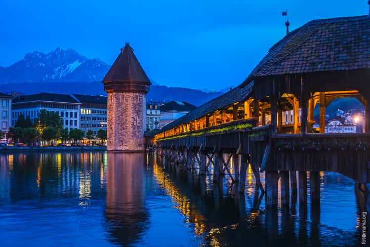 Kapellbridge Lucerne (east view)