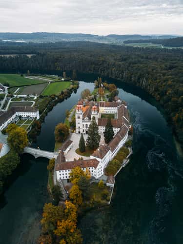 Klosterkirche Rheinau (Drone)