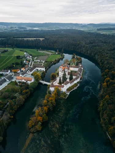 Klosterkirche Rheinau (Drone)