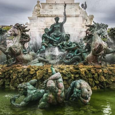 Monument aux Girondins fountain, France