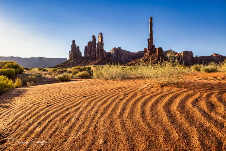 Monument valley Totem pole sunrise spot