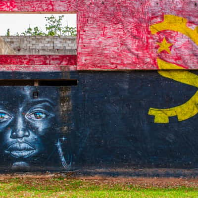 Mural in Calandula, Angola