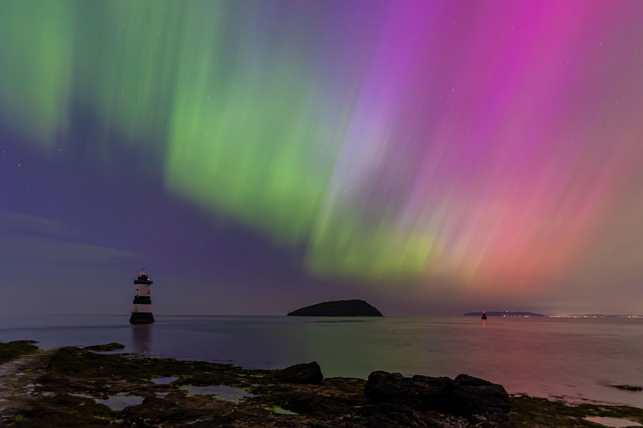 Penmon Lighthouse at Penmon Point, United Kingdom