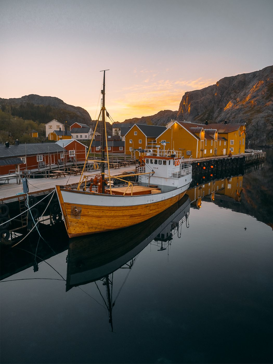 Nosfjord Harbour (Drone), Norway