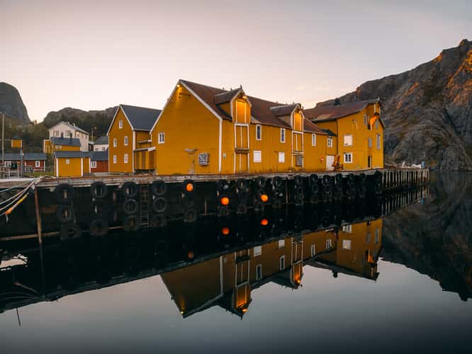 Nosfjord Harbour (Drone)