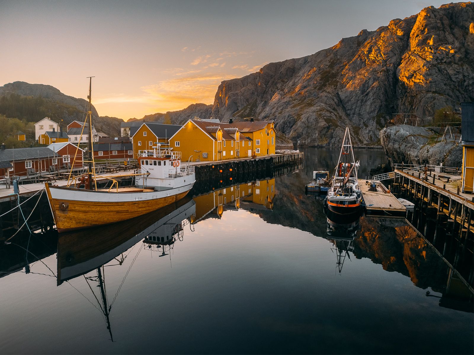Nosfjord Harbour (Drone), Norway
