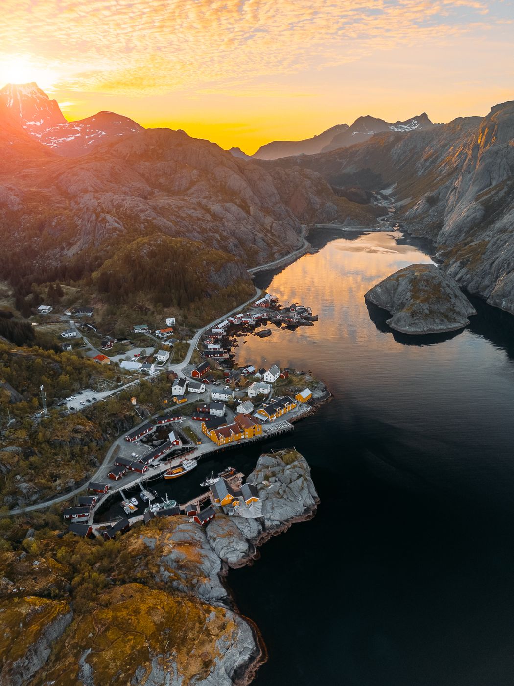 Nusfjord (Drone), Norway