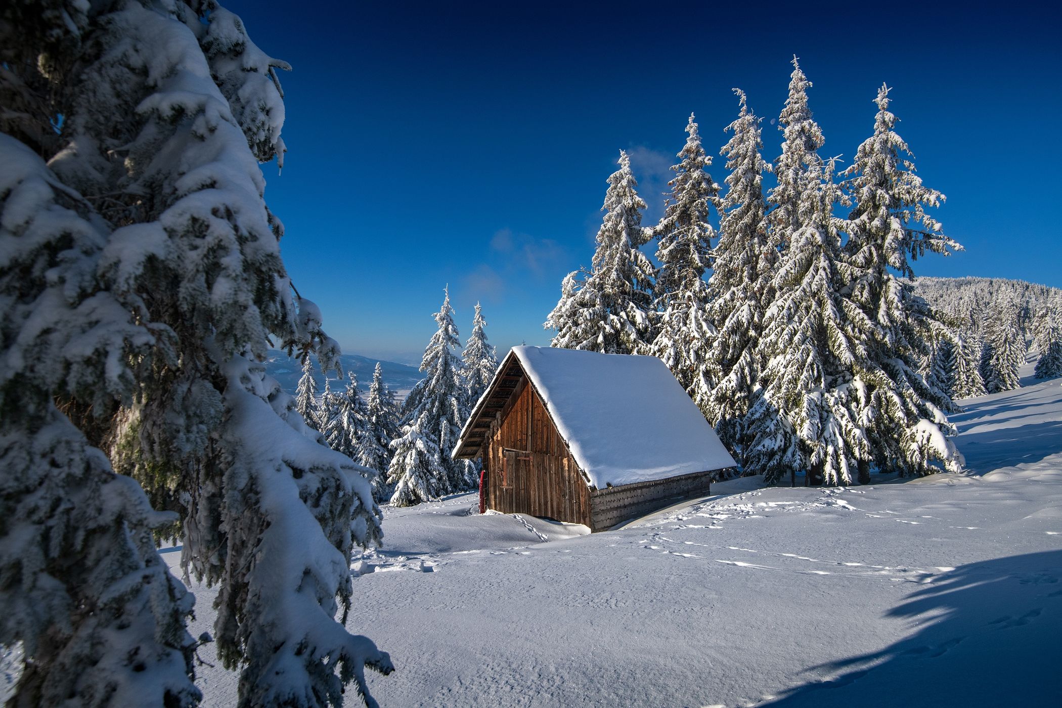 Old wooden house in Low Tatras, Slovakia (Slovak Republic)