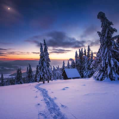 Old wooden house in Low Tatras, Slovakia (Slovak Republic)