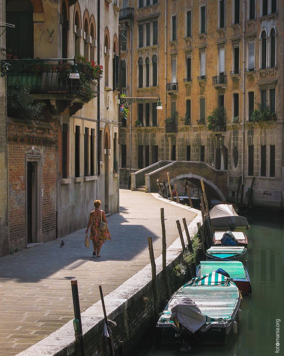 One of the canals in Venice, Italy