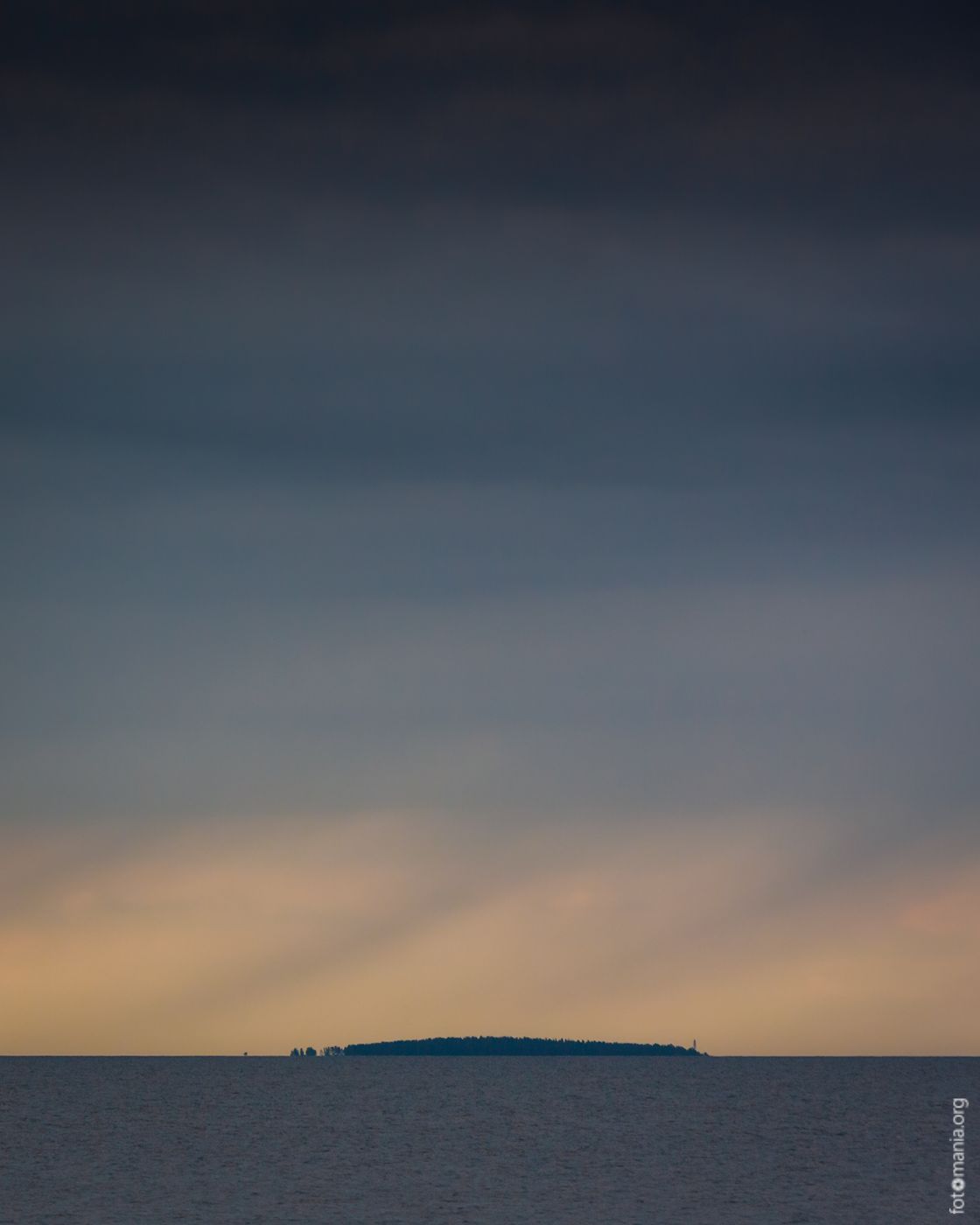 Onego lake view near Petrozavodsk, Russian Federation