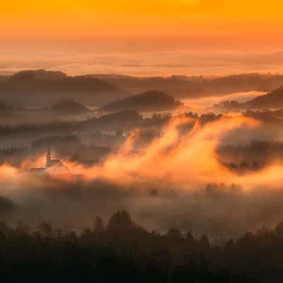 Panoramic view towards Slovenia, Slovenia