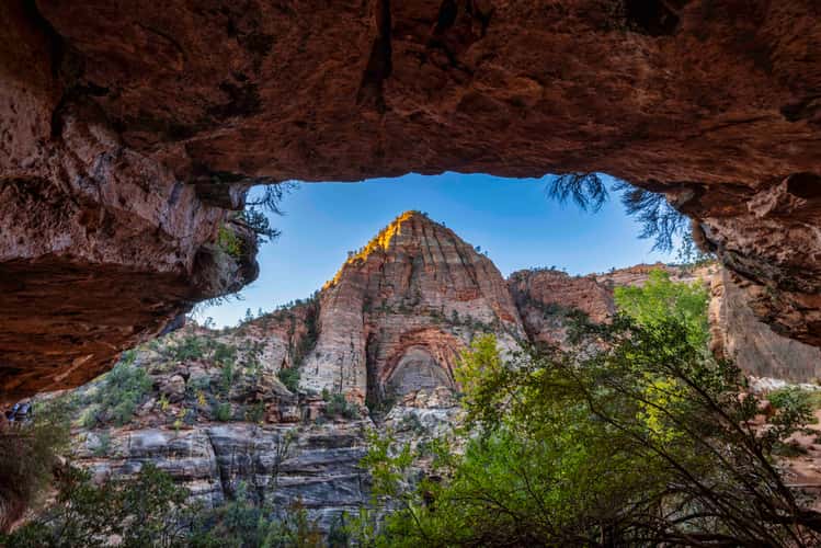 Pathway Zion overlook, Zion National Park, Utah