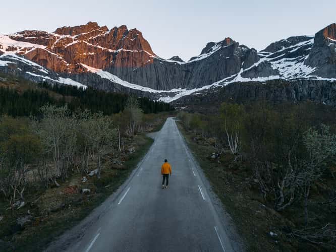 Road to Nusfjord, Lofoten