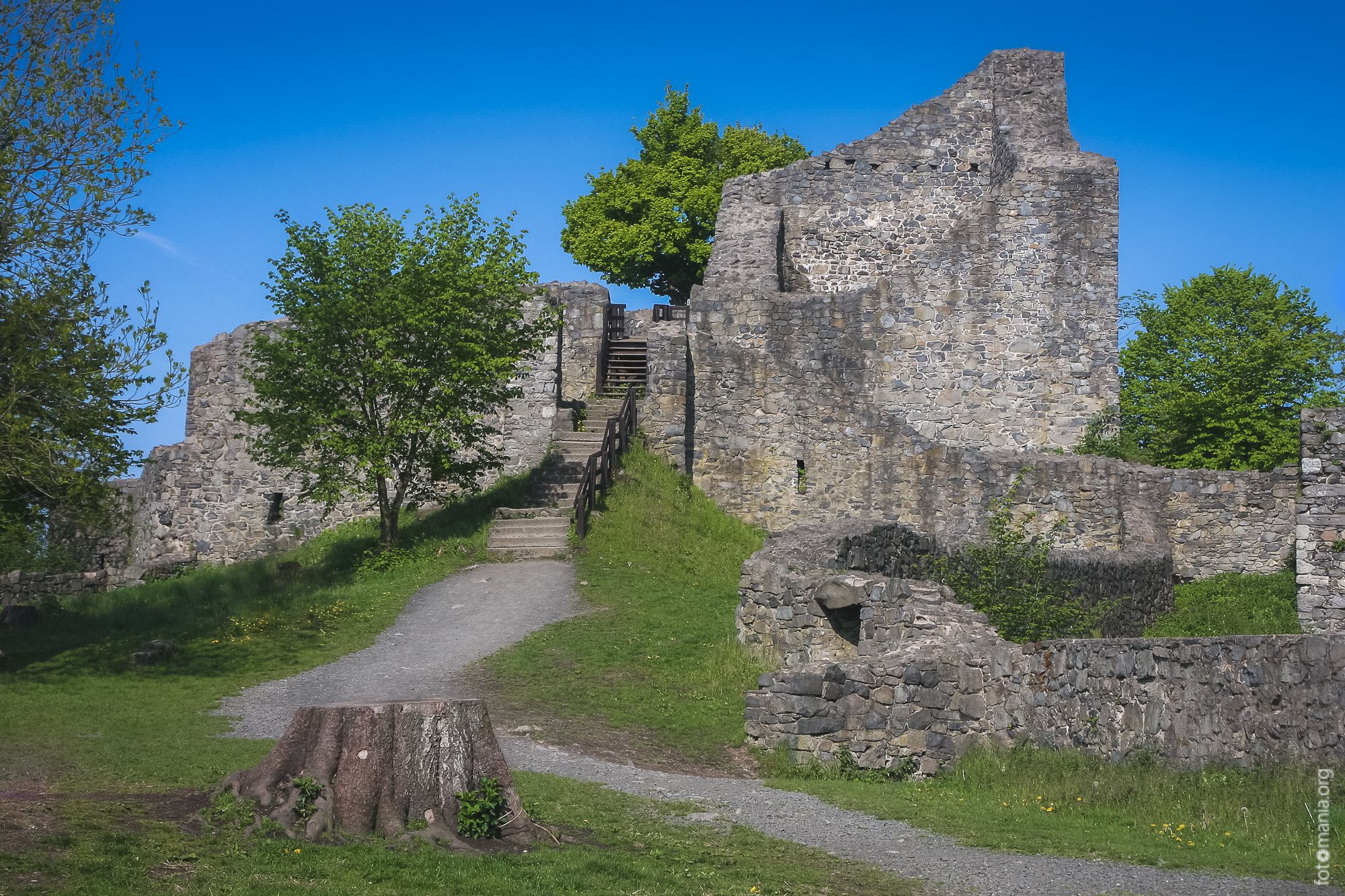 Ruin Löwenburg (Königswinter), Germany