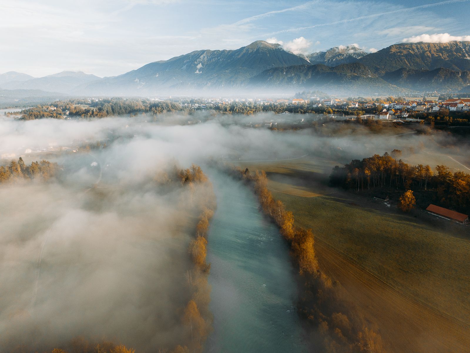 Sava River (Drone), Slovenia
