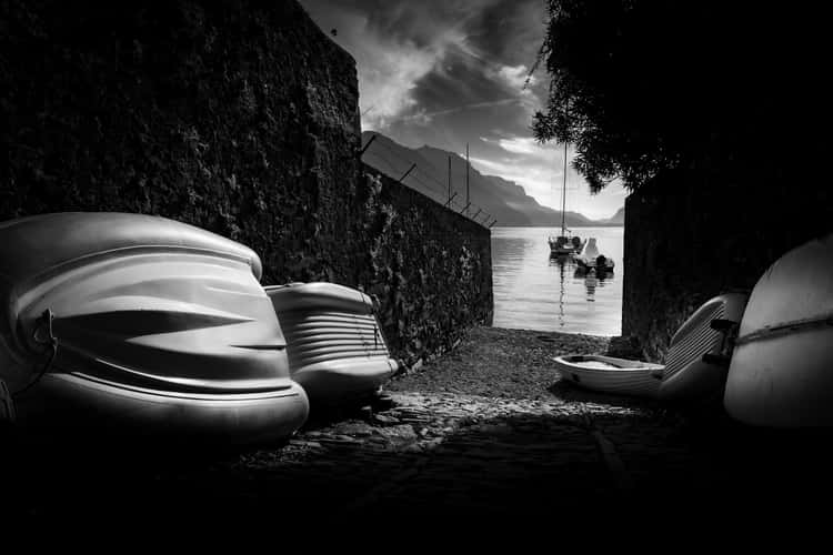 Scenic lake viewpoint at Pescallo (Bellagio)