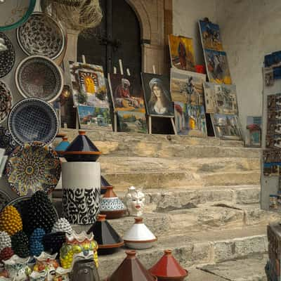 Sidi Bou Said Streets, Tunisia