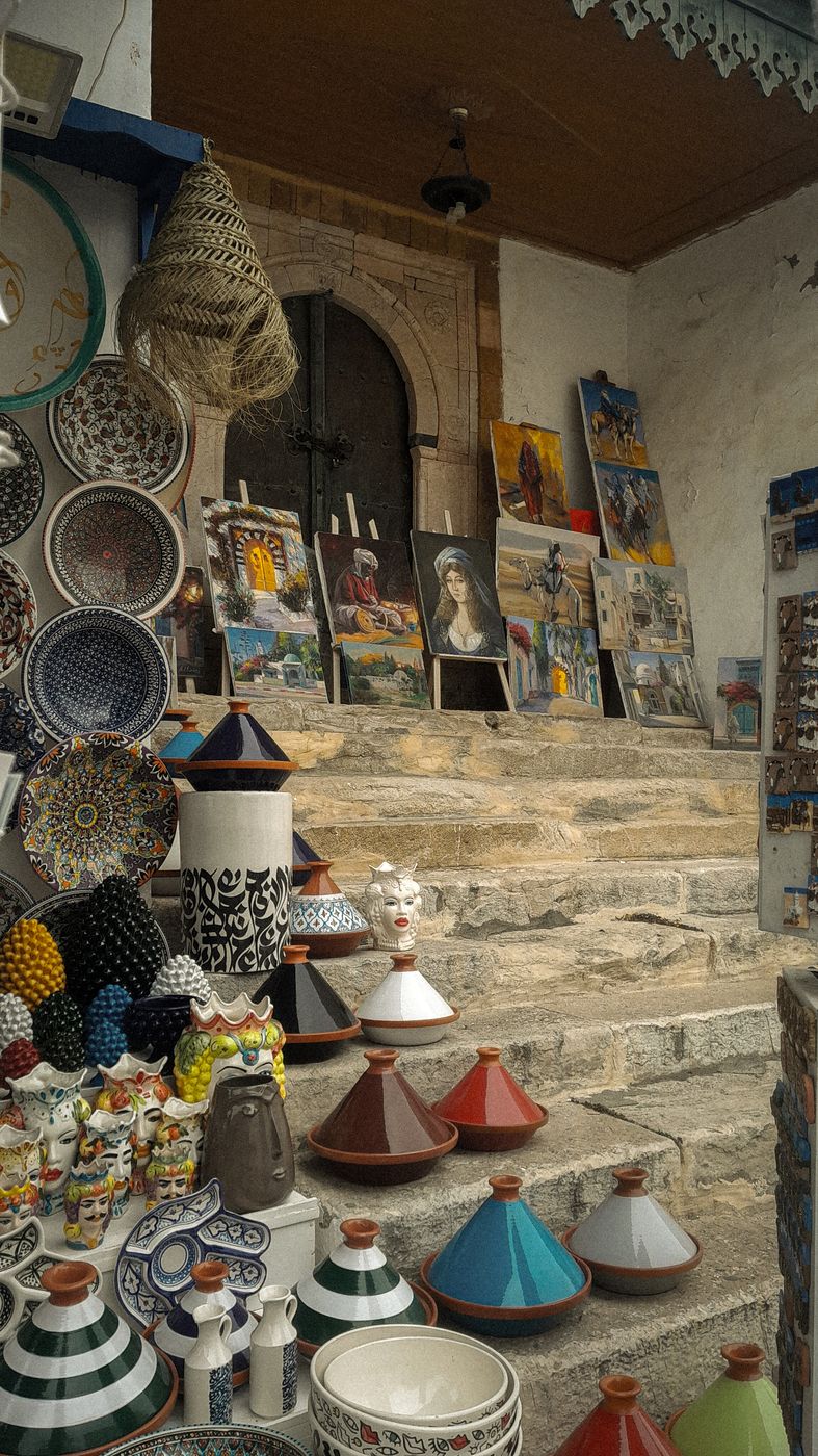Sidi Bou Said Streets, Tunisia