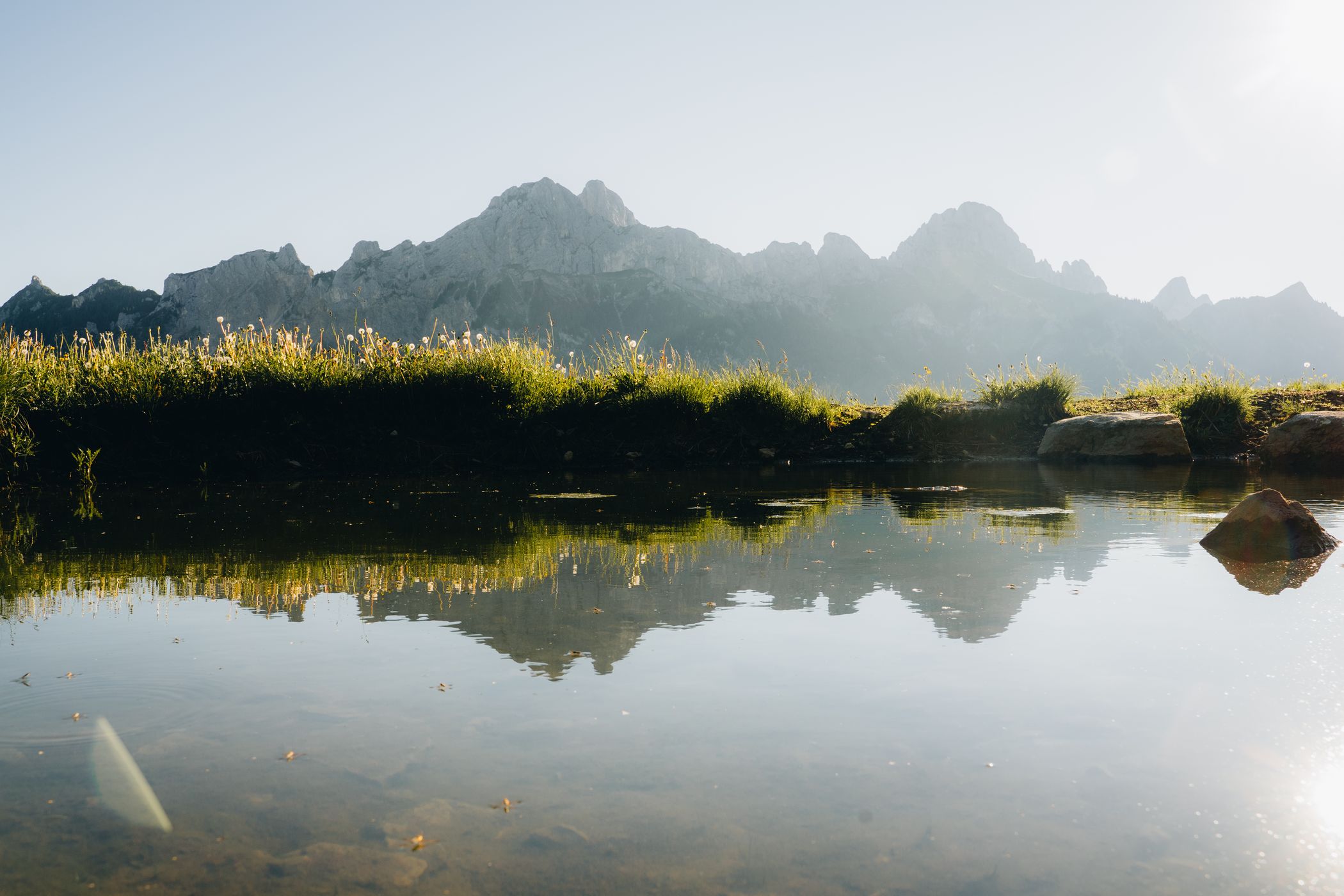 Small lake on the way to Krinnenspitze, Austria