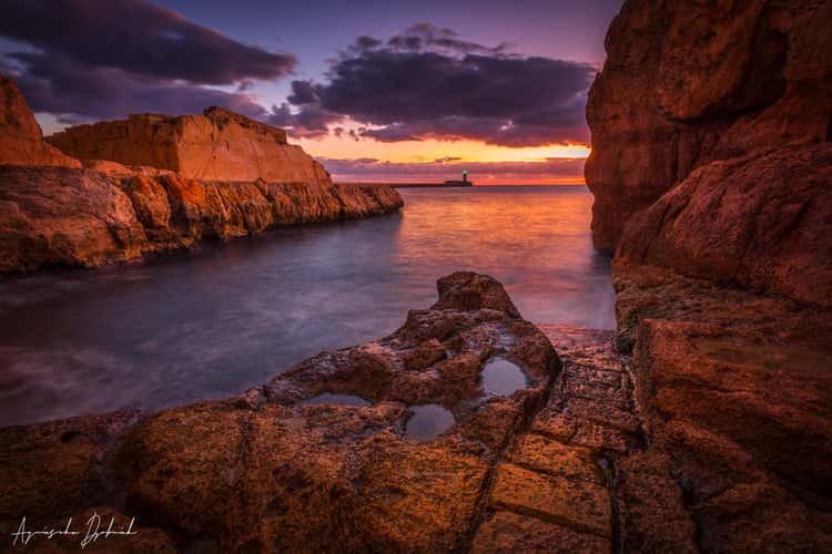 The St. Elmo Breakwate, Malta
