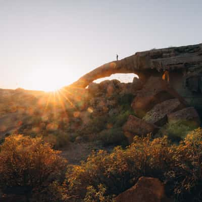 Stone Arch of San Miguel de Tajao, Spain