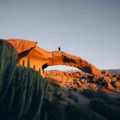 Stone Arch of San Miguel de Tajao, Spain