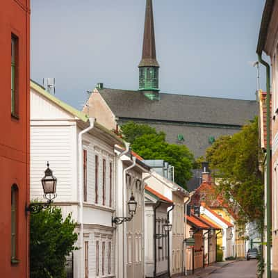 Street in Vadstena, Sweden