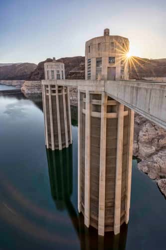 Sunrise, Hoover Dam, Nevada, Arizona