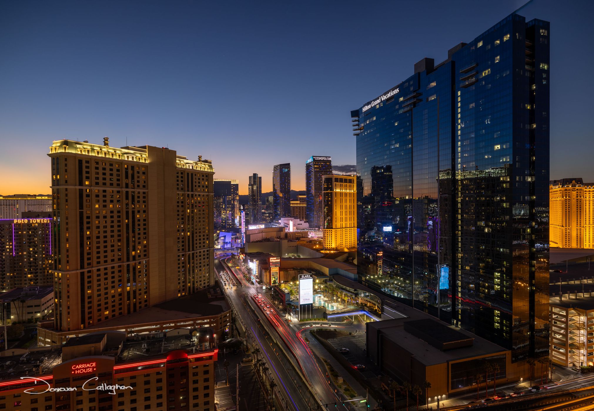 Sunset, Las Vegas, Nevada, USA