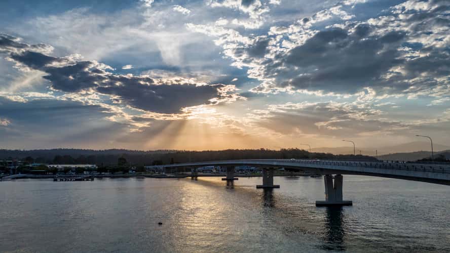 Sunset New Bridge, Bateman's Bay, South Coast, NSW