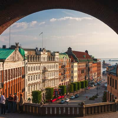 Terrasstrapporna observation deck, Helsingborg, Sweden