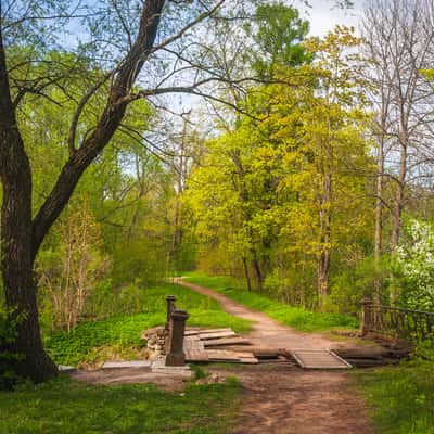 The Alexander Park in Pushkin, Russian Federation