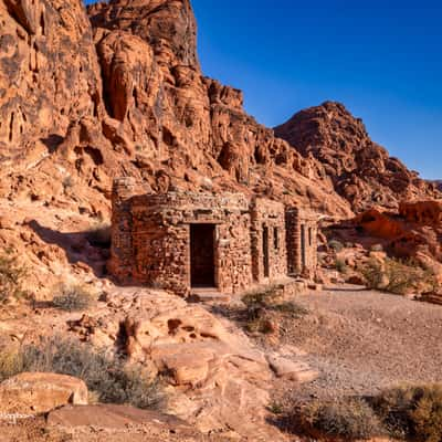 The CCC Cabins, Valley of Fire State Park, Nevada, USA