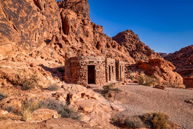 The CCC Cabins, Valley of Fire State Park, Nevada