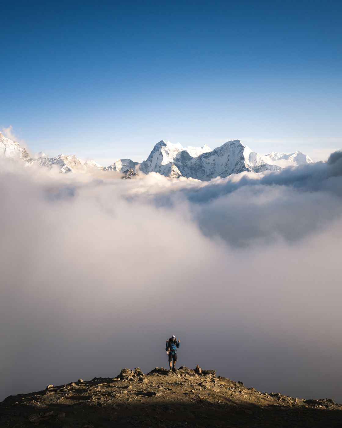 Trail up Gokyo Ri, Nepal