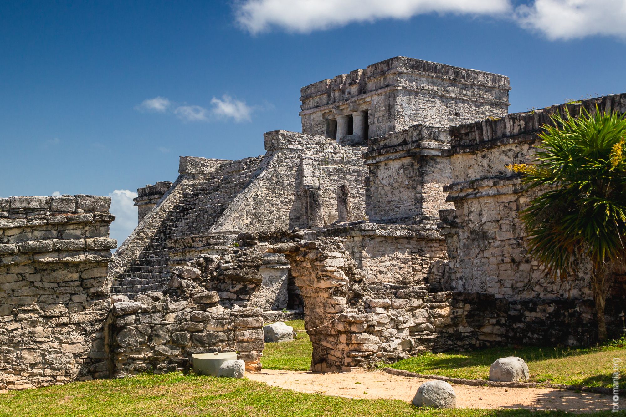 Tulum, el castillo, Mexico