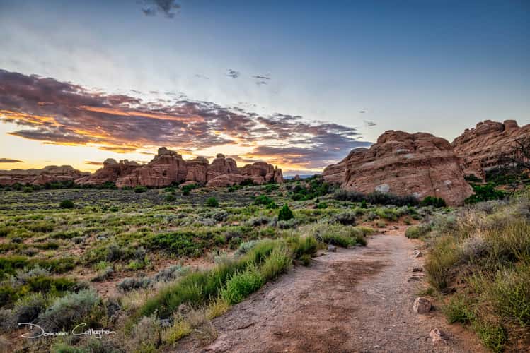 Tunnel Arch Trail, Arches National  Park, Moab, Utah
