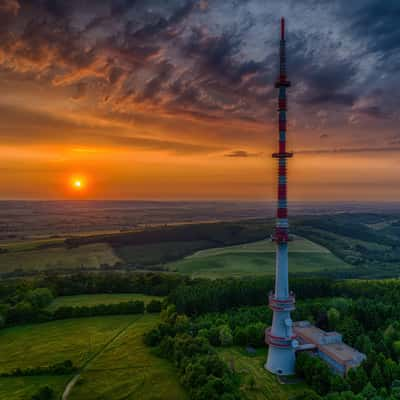 Újudvari TV-torony, Hungary