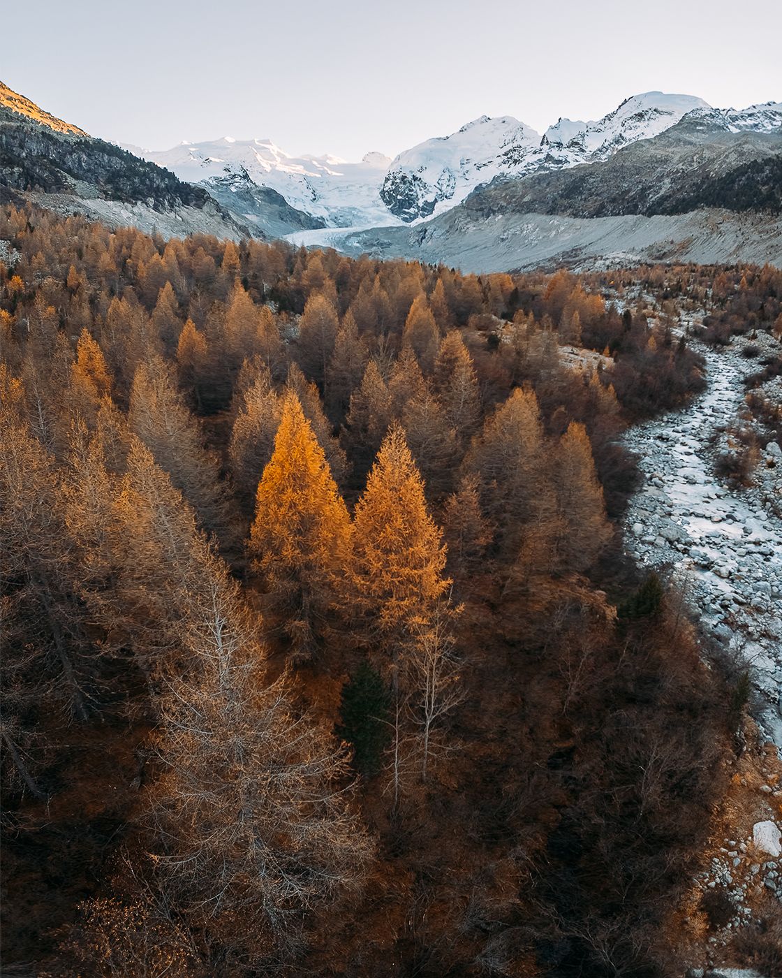 Val Morteratsch (Drone), Switzerland