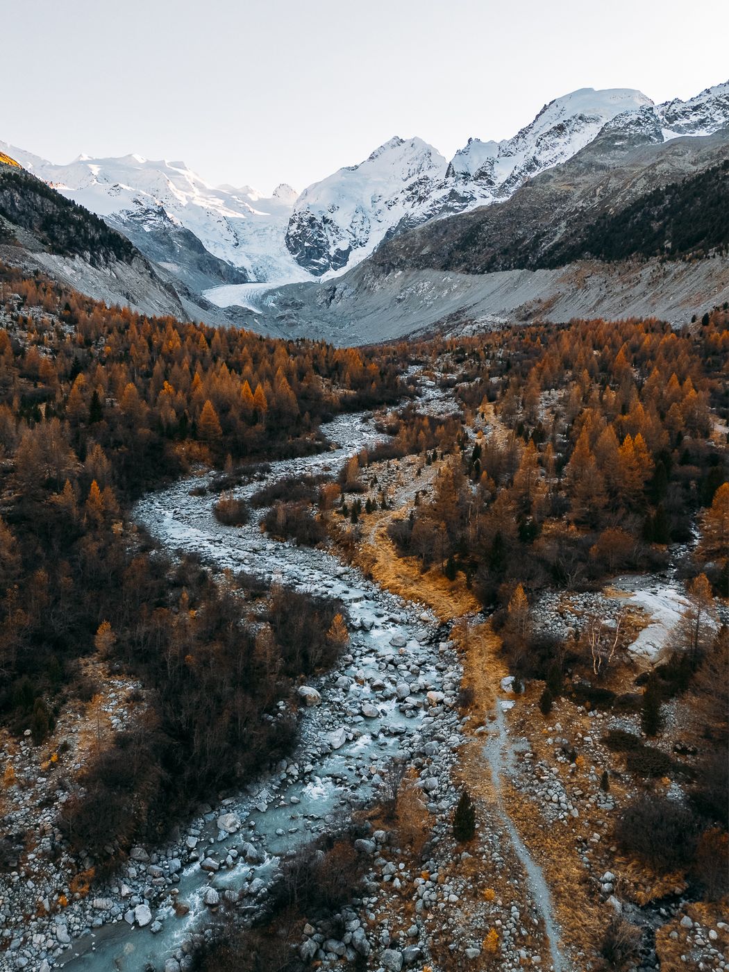 Val Morteratsch (Drone), Switzerland
