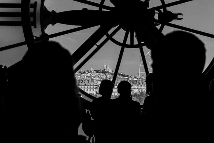 View from 5th floor of Musee d'Orsay, Paris