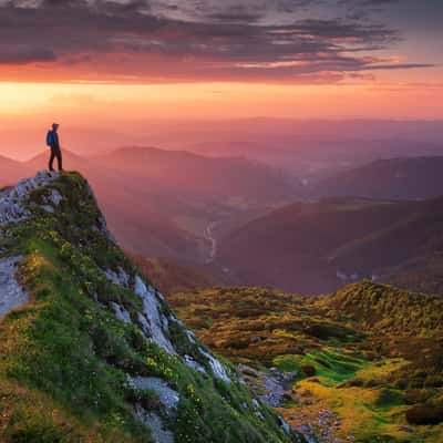 View from Malá Fatra NP, Slovakia (Slovak Republic)