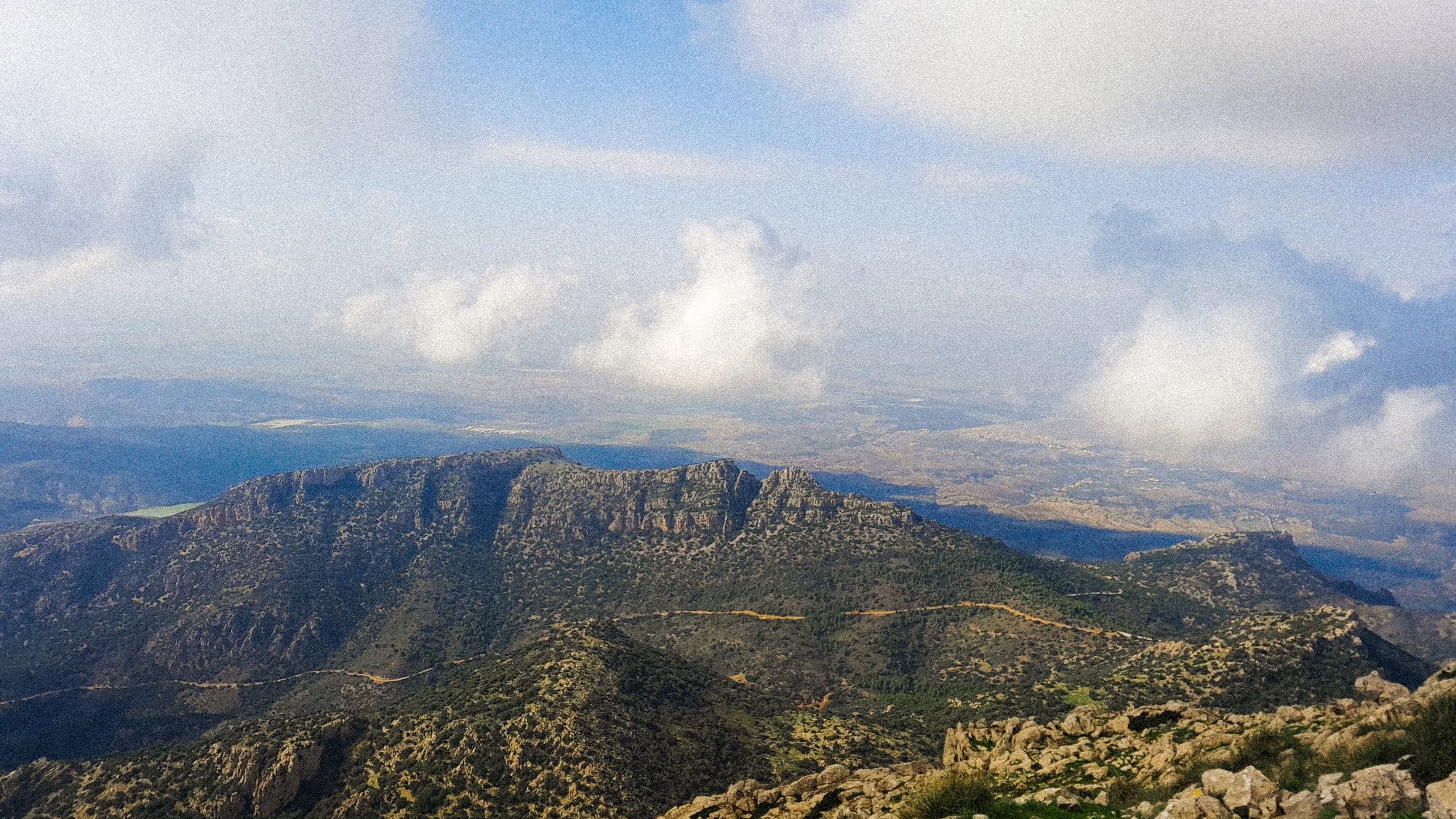 View from Mount Zaghouan, Tunisia