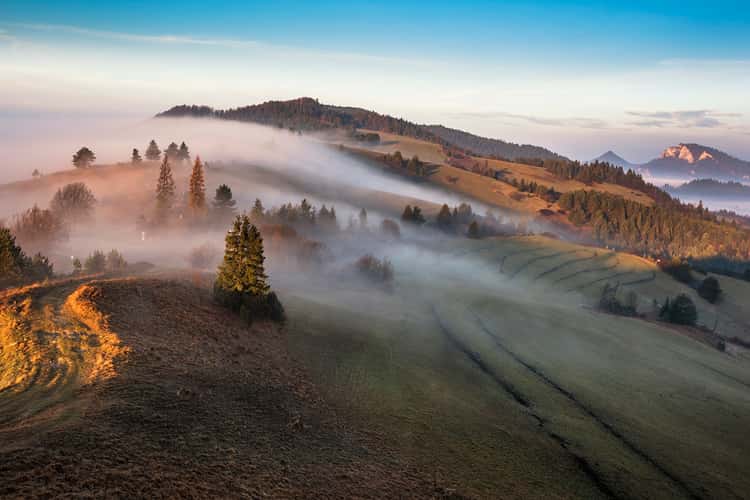 View of Pieniny NP