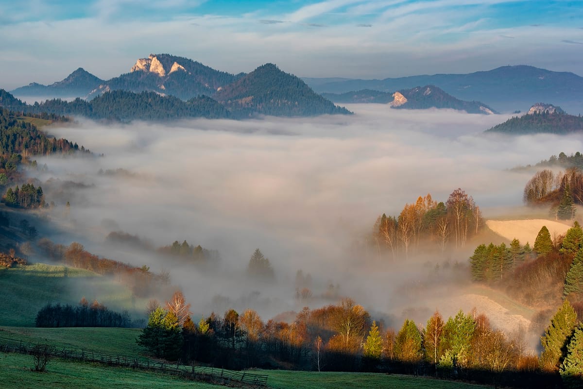 View of Pieniny NP, Slovakia (Slovak Republic)