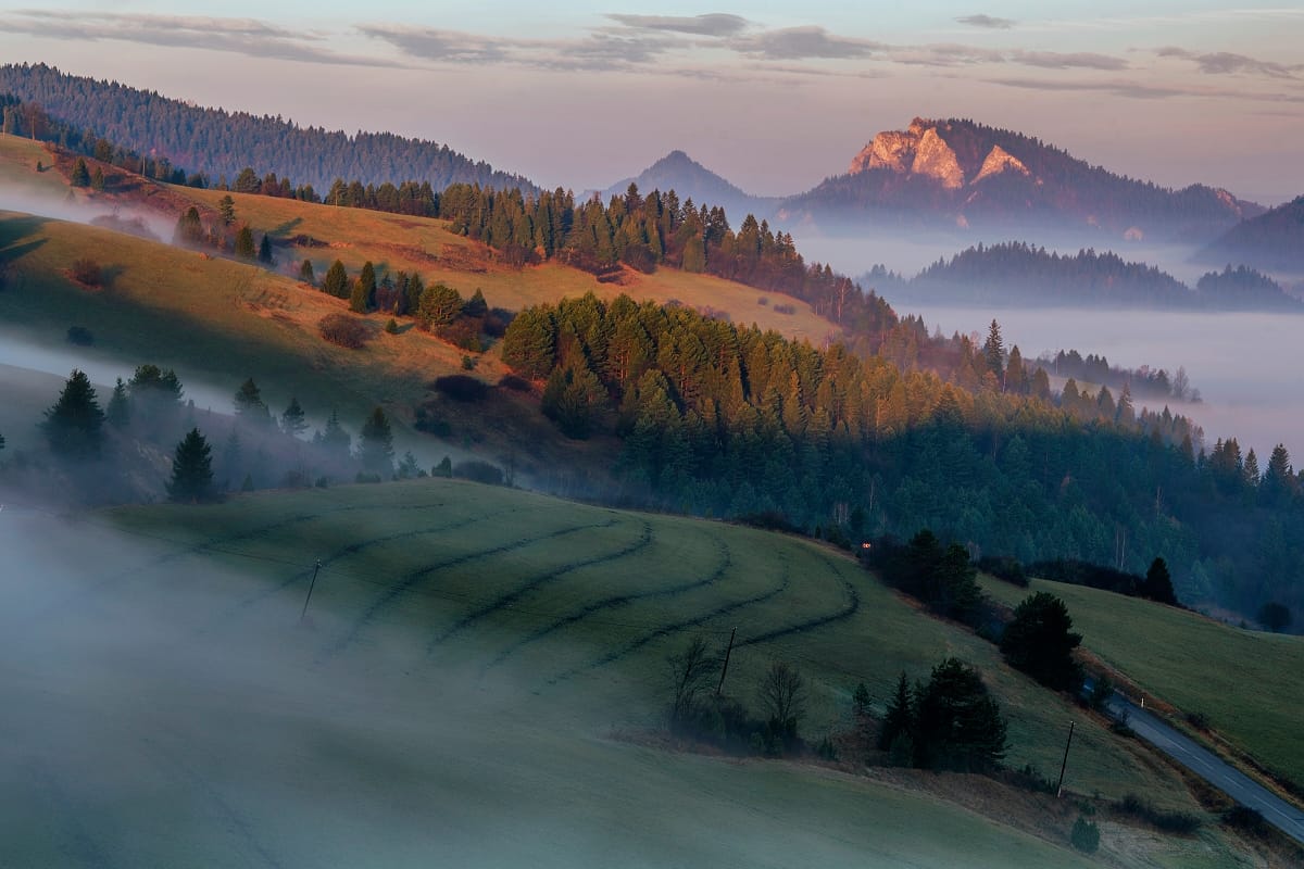 View of Pieniny NP, Slovakia (Slovak Republic)