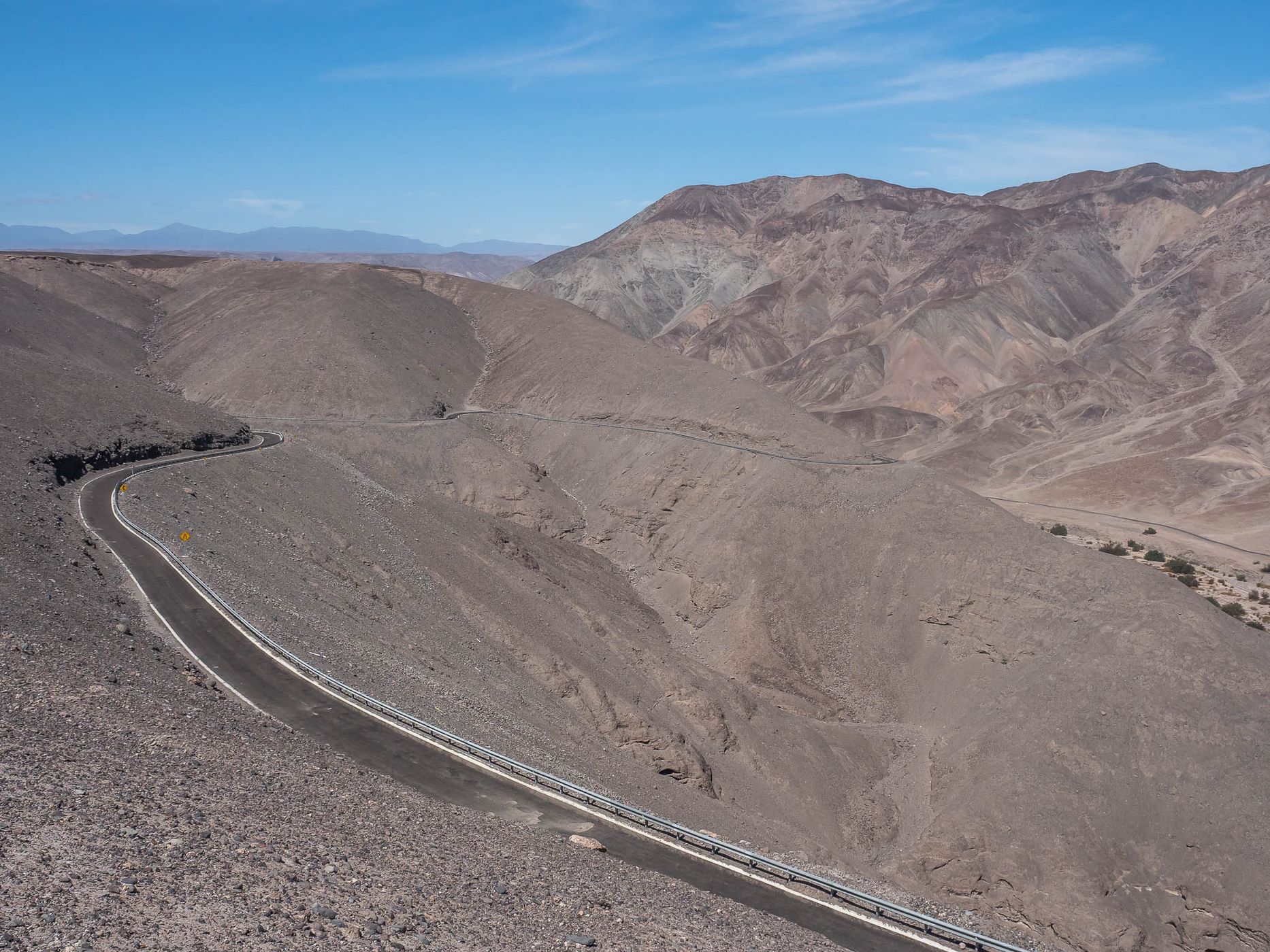 View to Quebrada de Tarapacá, Chile
