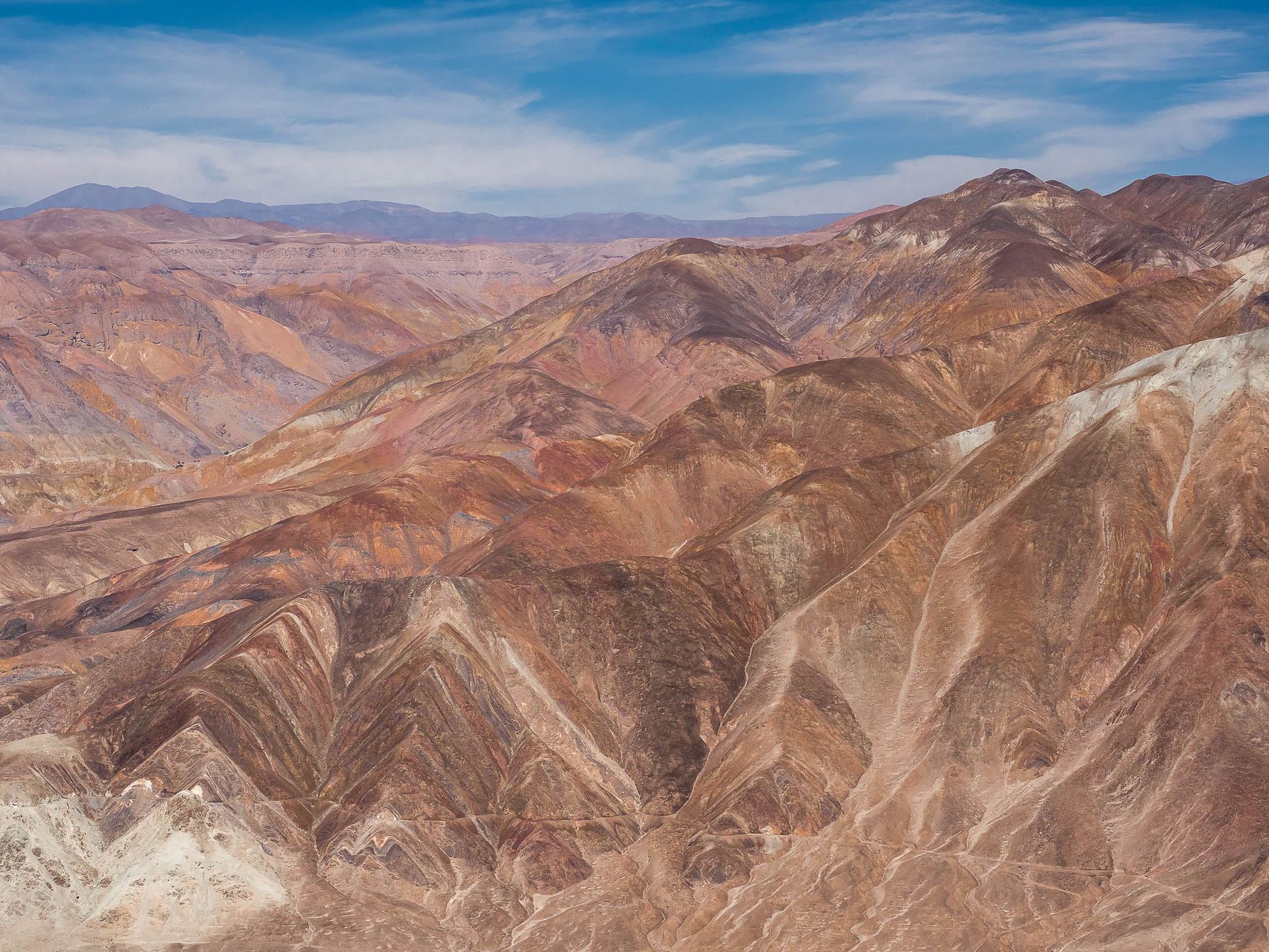 View to Quebrada de Tarapacá, Chile